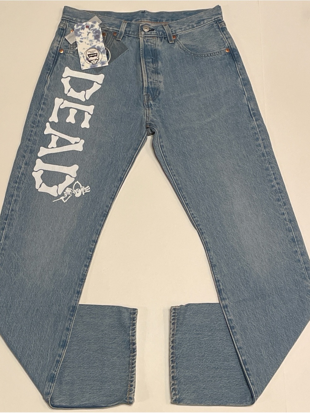 LEVI’S PREMIUM X GRATEFUL DEAD 501 JEANS (32X34) READ DESCRIPTION